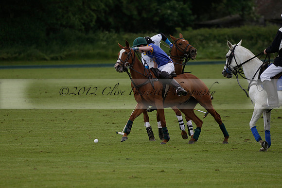 Burningfold v Combe Place in a June 4 Goal Cup polo match 2013.06.11