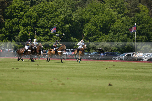 Black Bears v Salkeld in a Cartier Queens Cup polo match 2013.06.05