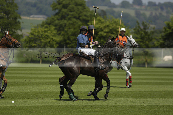 Four Quarters Orange v Montana in a Cicero Cup Polo match 2013.06.06