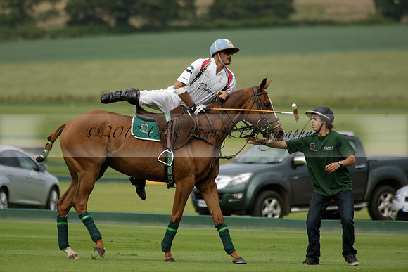 Dubai v La Bamba de Areco in a Veuve Clicquot Gold Cup Polo Match 2013.07.04