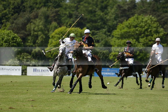 Black Bears v Salkeld in a Cartier Queens Cup polo match 2013.06.05