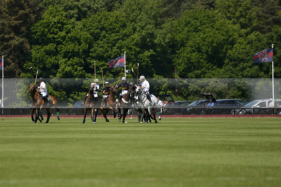 Black Bears v Salkeld in a Cartier Queens Cup polo match 2013.06.05