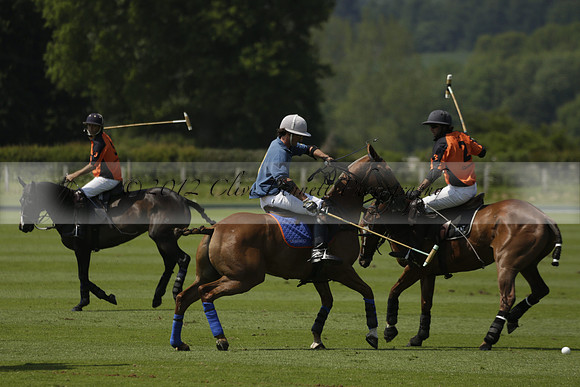 Four Quarters Orange v Montana in a Cicero Cup Polo match 2013.06.06