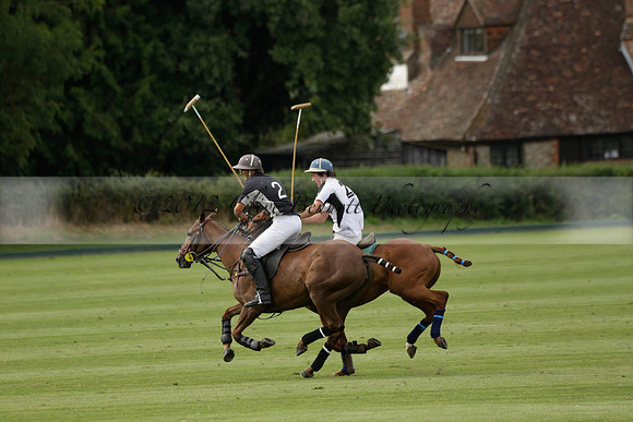 Beau Design v Boscom in an August Rother Cup 4 goal polo match at Cowdray Park Polo Club on Wednesday 07 August 2013
