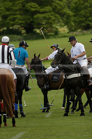 Pluma Negra v Turquoise in the Jubilee Cup Subsidiary Final Polo match 2013.06.02