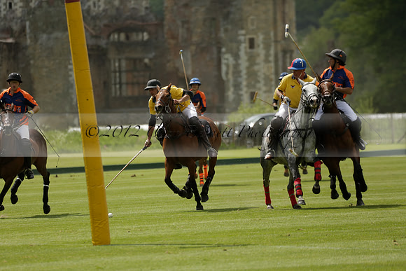 Las Estrellas v Four Quarters Blue in the final of the Jubilee Cup Polo match 2013.06.02
