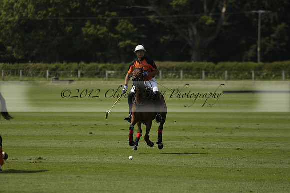 Four Quarters Orange v Montana in a Cicero Cup Polo match 2013.06.06