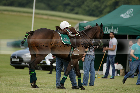 Dubai v La Bamba de Areco in a Veuve Clicquot Gold Cup Polo Match 2013.07.04