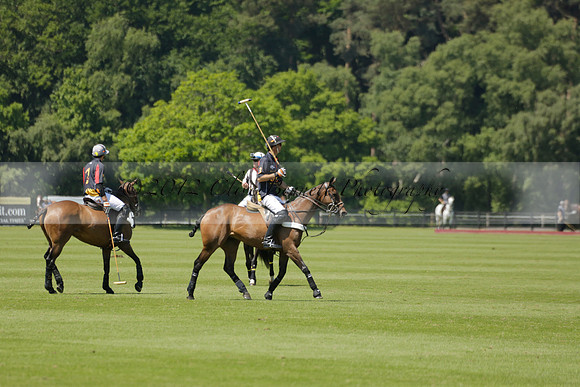 Black Bears v Salkeld in a Cartier Queens Cup polo match 2013.06.05