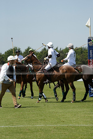 Black Bears v Salkeld in a Cartier Queens Cup polo match 2013.06.05