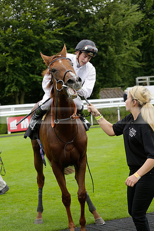 Race 6 Goodwood The British Stallion Studs Turf Club E.B.F. Fillies Stakes. 20130731. Race winner Ribbons owner Elite Racing Club