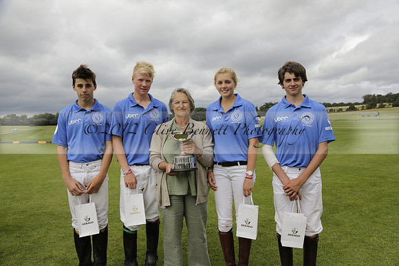 The Colts Cup presentation at Cowdray Park Polo Club on Lawns 2 on Thursday 15 August 2013 2013.08.15