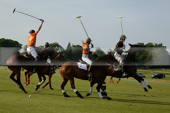 Shoreline v Cowdray Vikings in a Easebourne Cup Semi-final Polo match 2013.06.07