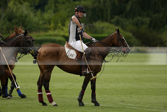 Beau Design v Boscom in an August Rother Cup 4 goal polo match at Cowdray Park Polo Club on Wednesday 07 August 2013