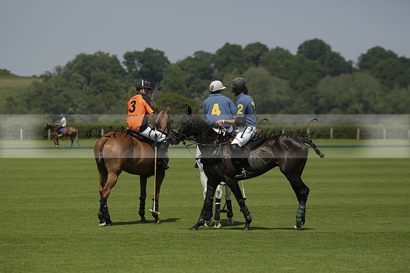 Four Quarters Orange v Montana in a Cicero Cup Polo match 2013.06.06