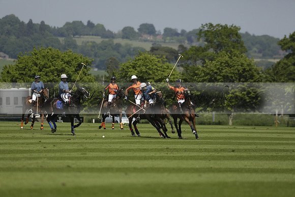 Four Quarters Orange v Montana in a Cicero Cup Polo match 2013.06.06