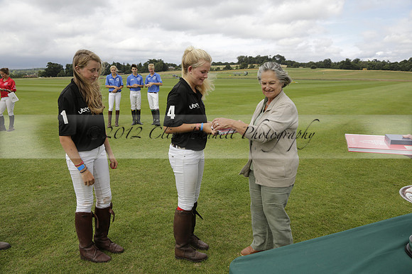 The Colts Cup presentation at Cowdray Park Polo Club on Lawns 2 on Thursday 15 August 2013 2013.08.15