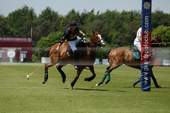 Black Bears v Salkeld in a Cartier Queens Cup polo match 2013.06.05