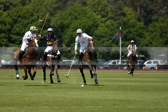 Black Bears v Salkeld in a Cartier Queens Cup polo match 2013.06.05