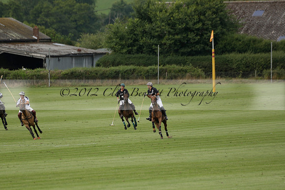 Beau Design v Boscom in an August Rother Cup 4 goal polo match at Cowdray Park Polo Club on Wednesday 07 August 2013