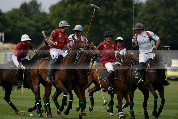 Dubai v La Bamba de Areco in a Veuve Clicquot Gold Cup Polo Match 2013.07.04