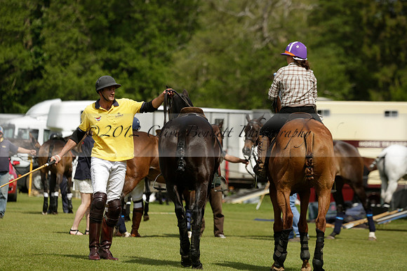 Las Estrellas v Four Quarters Blue in the final of the Jubilee Cup Polo match 2013.06.02