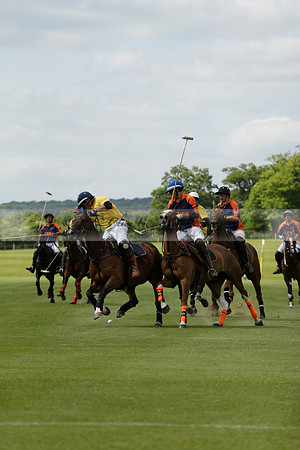 Las Estrellas v Four Quarters Blue in the final of the Jubilee Cup Polo match 2013.06.02
