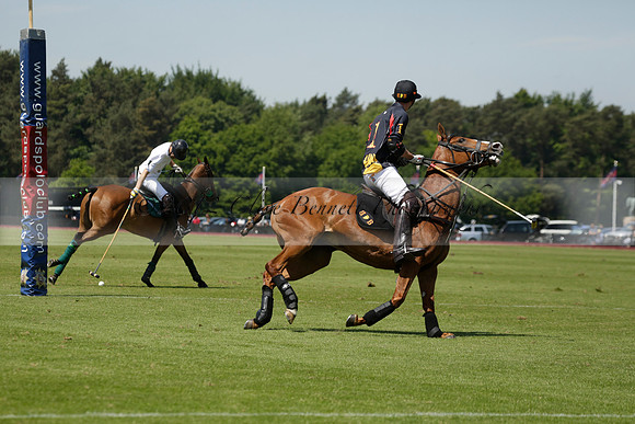 Black Bears v Salkeld in a Cartier Queens Cup polo match 2013.06.05