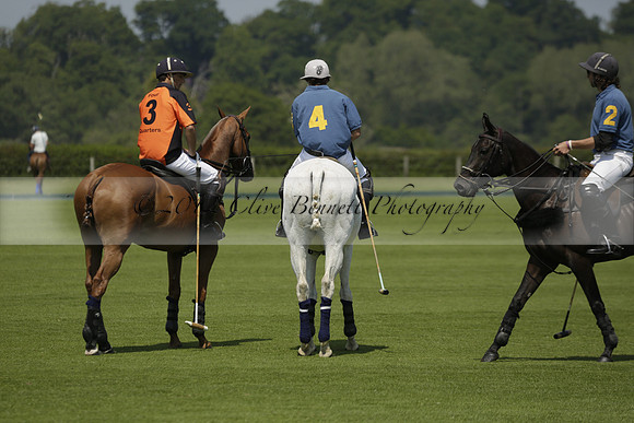 Four Quarters Orange v Montana in a Cicero Cup Polo match 2013.06.06