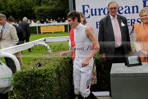 Race 6 Goodwood The British Stallion Studs Turf Club E.B.F. Fillies Stakes. 20130731. Race winner Ribbons owner Elite Racing Club