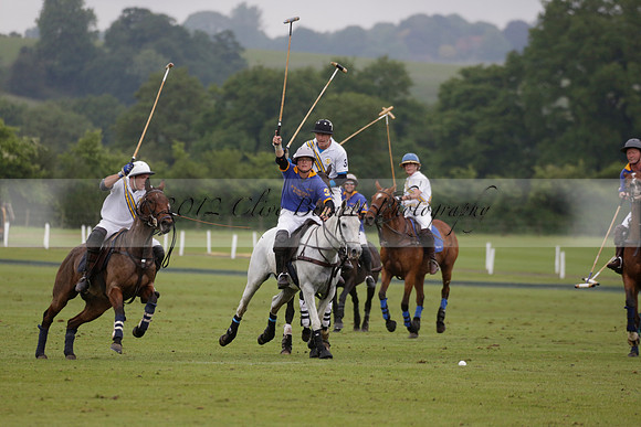 Burningfold v Combe Place in a June 4 Goal Cup polo match 2013.06.11