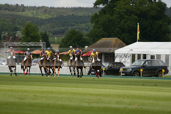 Las Estrellas v Four Quarters Blue in the final of the Jubilee Cup Polo match 2013.06.02