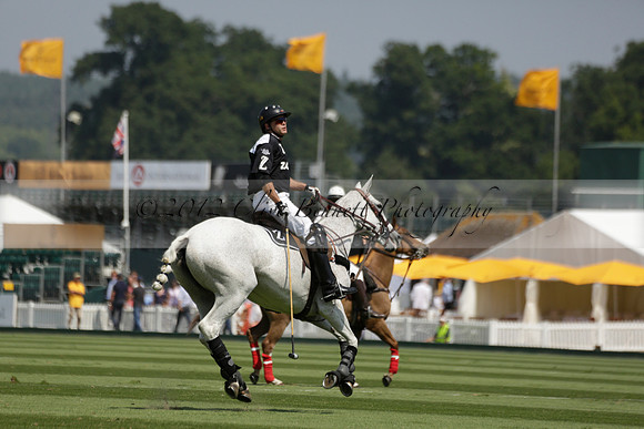 Zacara v Talandracas in a Veuve Clicquot Gold Cup Polo Match 2013.07.18