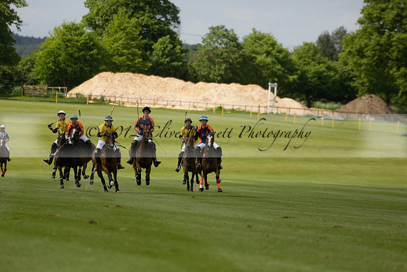 Las Estrellas v Four Quarters Blue in the final of the Jubilee Cup Polo match 2013.06.02