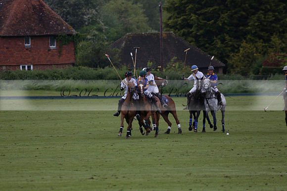 Burningfold v Combe Place in a June 4 Goal Cup polo match 2013.06.11