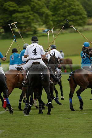 Pluma Negra v Turquoise in the Jubilee Cup Subsidiary Final Polo match 2013.06.02