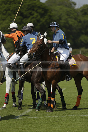 Four Quarters Orange v Montana in a Cicero Cup Polo match 2013.06.06