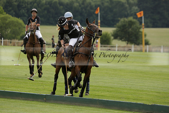 Beau Design v Boscom in an August Rother Cup 4 goal polo match at Cowdray Park Polo Club on Wednesday 07 August 2013