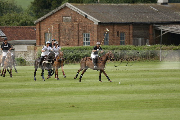 Beau Design v Boscom in an August Rother Cup 4 goal polo match at Cowdray Park Polo Club on Wednesday 07 August 2013