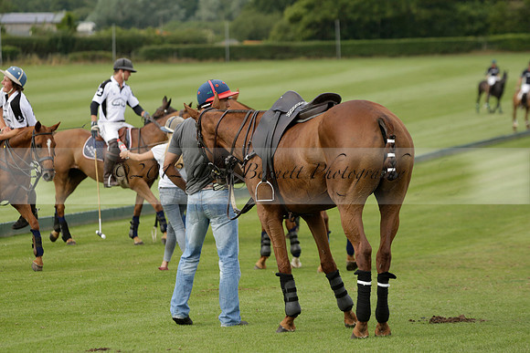 Beau Design v Boscom in an August Rother Cup 4 goal polo match at Cowdray Park Polo Club on Wednesday 07 August 2013