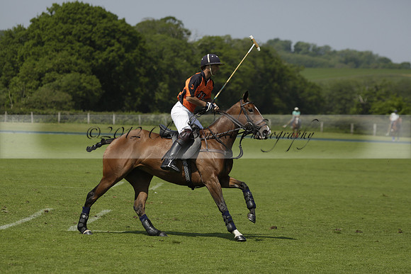 Four Quarters Orange v Montana in a Cicero Cup Polo match 2013.06.06