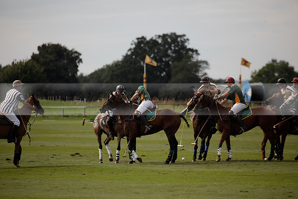 Maiz Dulce v Combe in a Brecknock Cup polo match played on Ambersham 2 at Cowdray Park Polo Club on Friday 17 August 2012