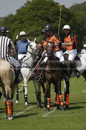 Four Quarters Orange v Montana in a Cicero Cup Polo match 2013.06.06