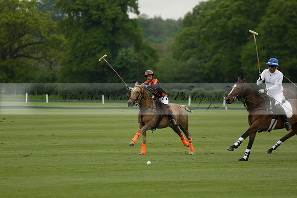 Poulton v Four Quarters Black in a Jaeger Le Coultre Dollar Cup Polo match 2013.05.22