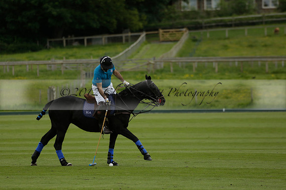 Pluma Negra v Turquoise in the Jubilee Cup Subsidiary Final Polo match 2013.06.02