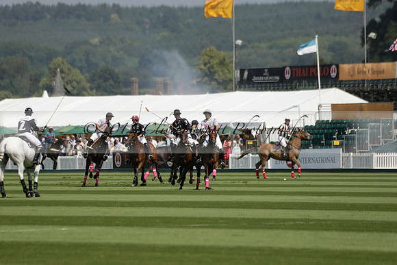 Zacara v Talandracas in a Veuve Clicquot Gold Cup Polo Match 2013.07.18
