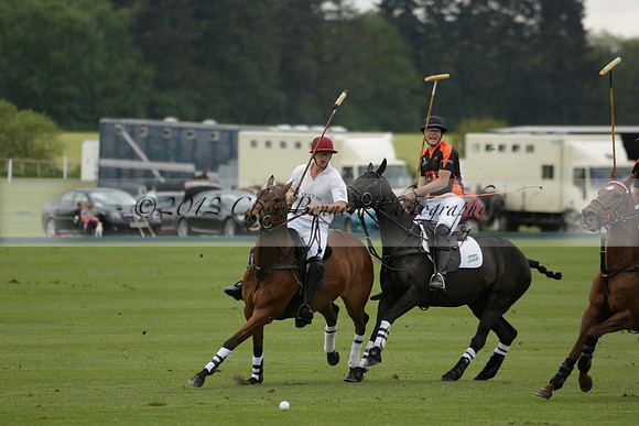 Poulton v Four Quarters Black in a Jaeger Le Coultre Dollar Cup Polo match 2013.05.22
