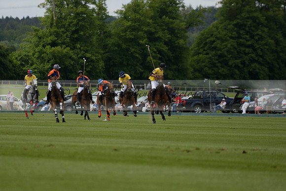 Las Estrellas v Four Quarters Blue in the final of the Jubilee Cup Polo match 2013.06.02