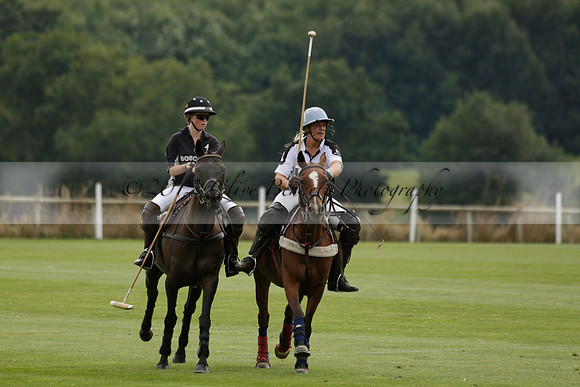 Beau Design v Boscom in an August Rother Cup 4 goal polo match at Cowdray Park Polo Club on Wednesday 07 August 2013