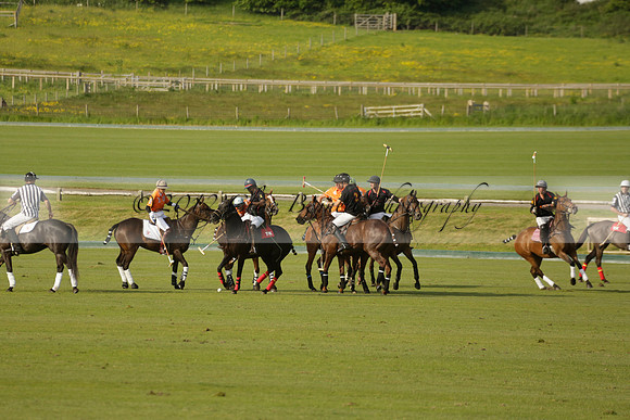 Shoreline v Cowdray Vikings in a Easebourne Cup Semi-final Polo match 2013.06.07